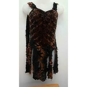 Dance Costume Wolff Fording Small Adult Brown Jazz Jungle Zombie
